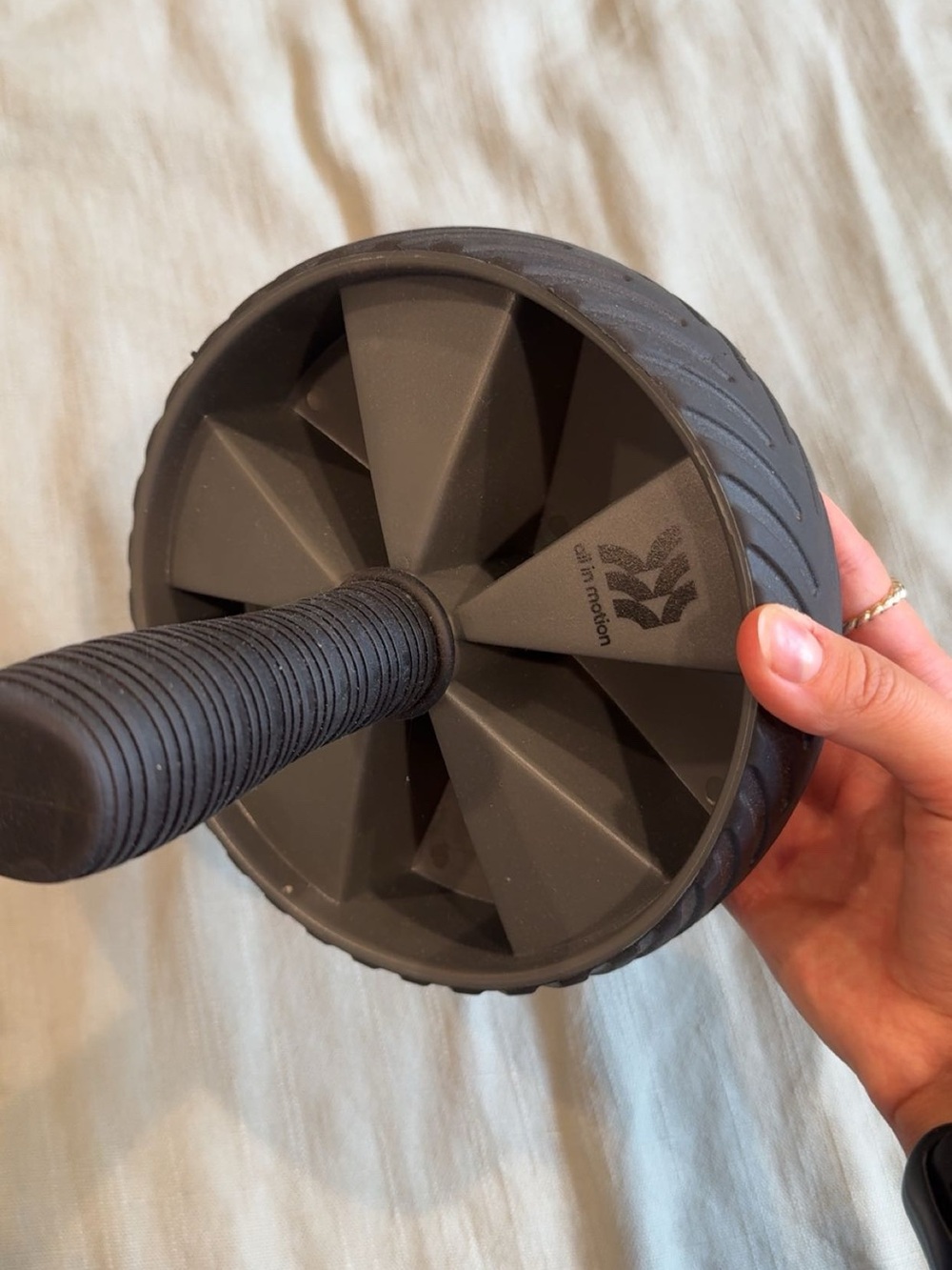 all in motion Gray Ab Wheel with Ribbed Handle